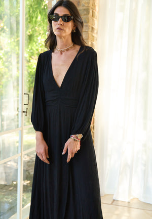 P black long dress