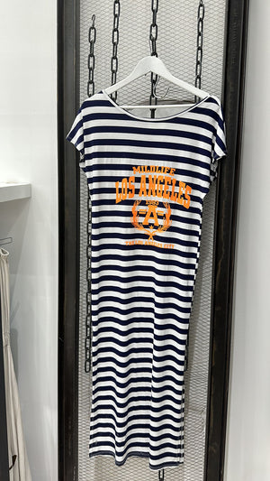 P stripe dress