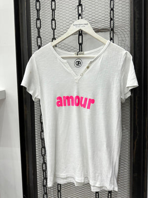 AMOUR T shirt HAND MADE